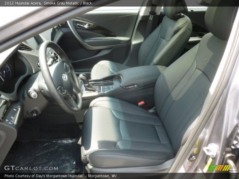 Smoke Gray Metallic / Black 2012 Hyundai Azera