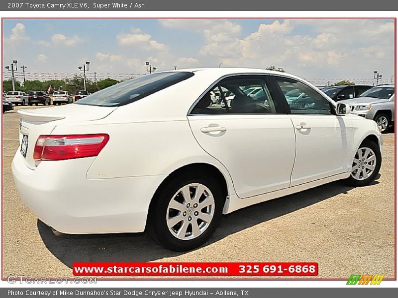 Super White / Ash 2007 Toyota Camry XLE V6