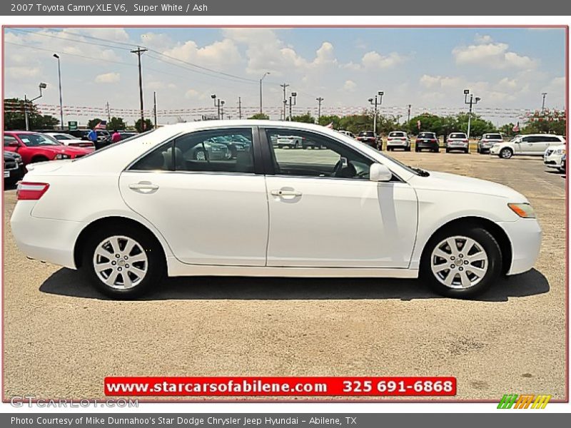 Super White / Ash 2007 Toyota Camry XLE V6
