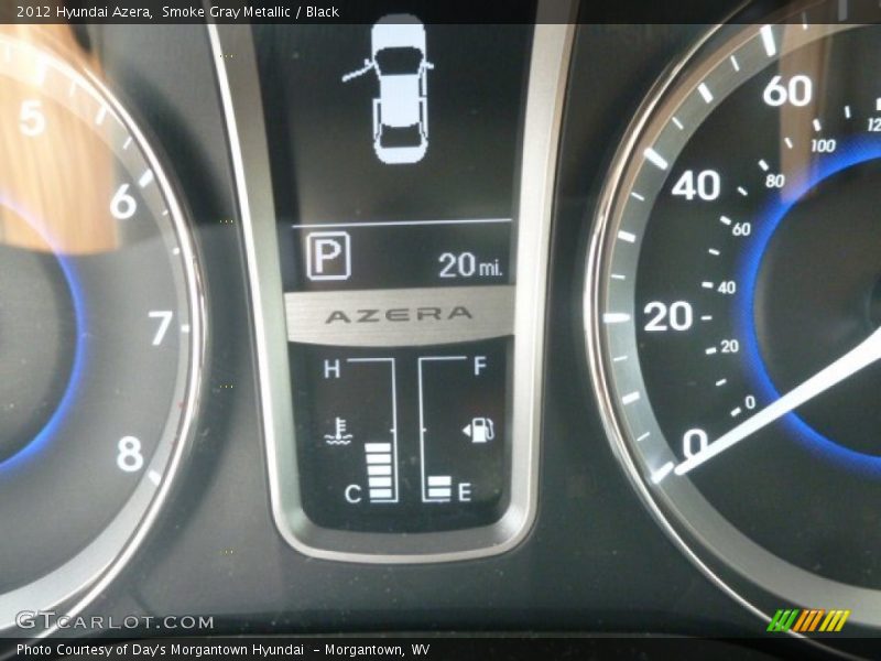 Smoke Gray Metallic / Black 2012 Hyundai Azera