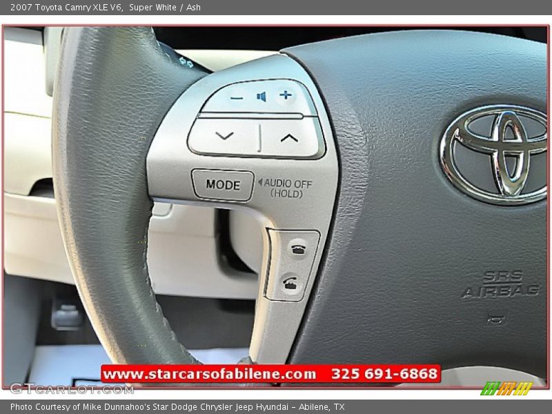 Super White / Ash 2007 Toyota Camry XLE V6