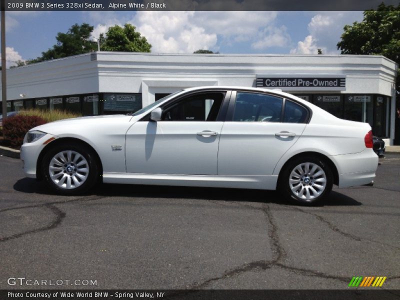Alpine White / Black 2009 BMW 3 Series 328xi Sedan