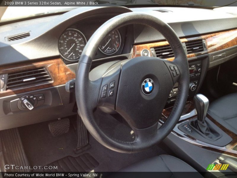 Alpine White / Black 2009 BMW 3 Series 328xi Sedan