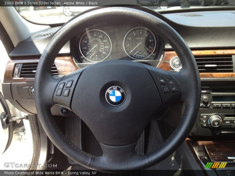 Alpine White / Black 2009 BMW 3 Series 328xi Sedan