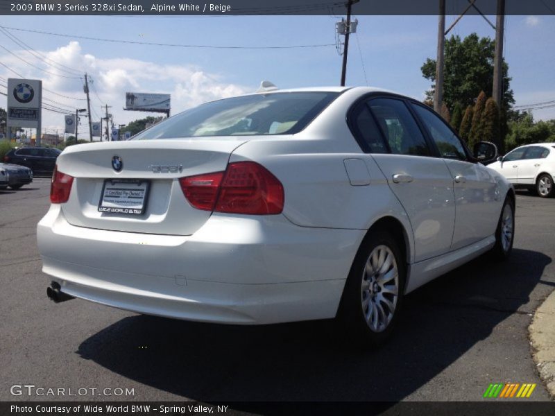 Alpine White / Beige 2009 BMW 3 Series 328xi Sedan