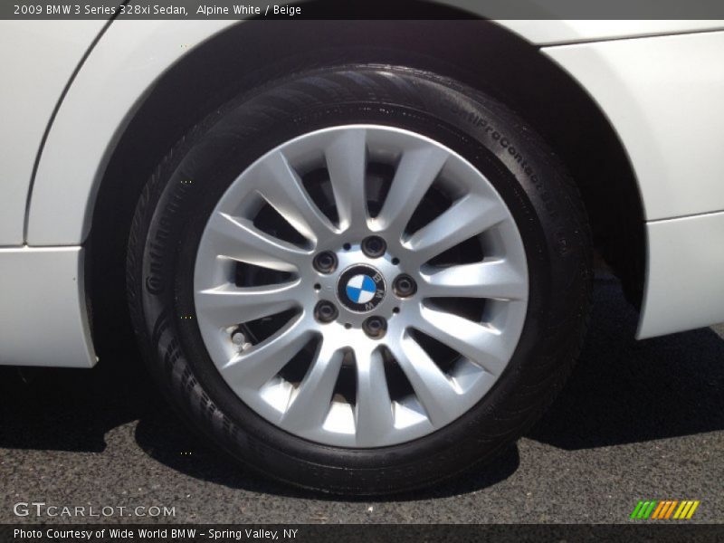Alpine White / Beige 2009 BMW 3 Series 328xi Sedan