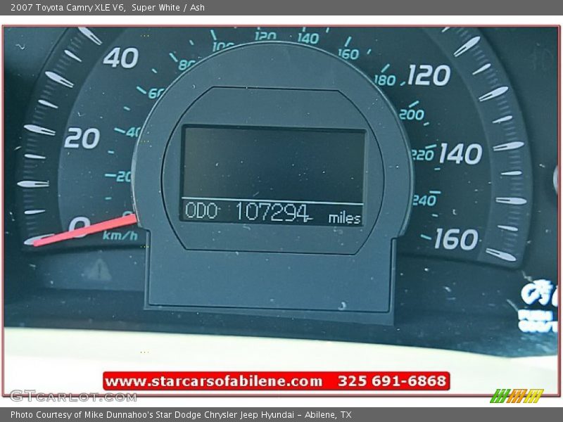 Super White / Ash 2007 Toyota Camry XLE V6