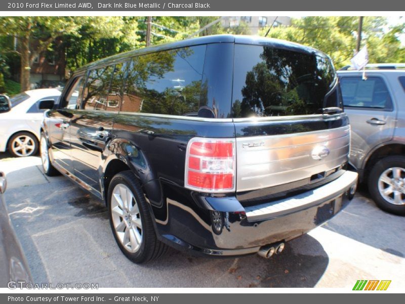 Dark Ink Blue Metallic / Charcoal Black 2010 Ford Flex Limited AWD