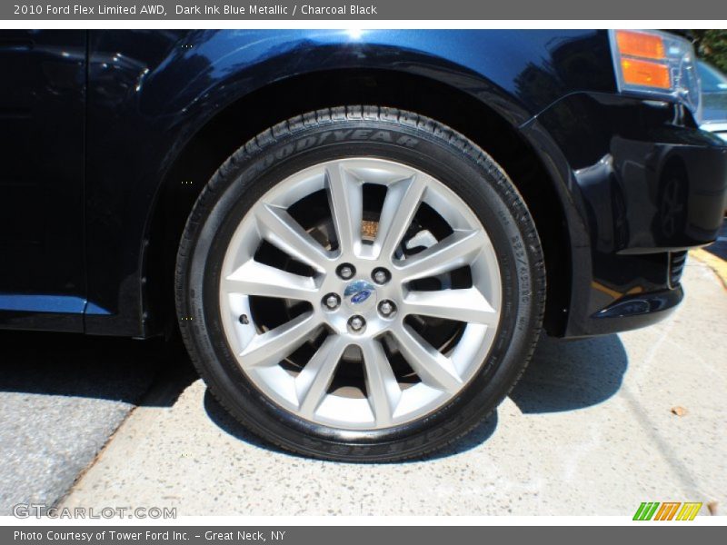 Dark Ink Blue Metallic / Charcoal Black 2010 Ford Flex Limited AWD