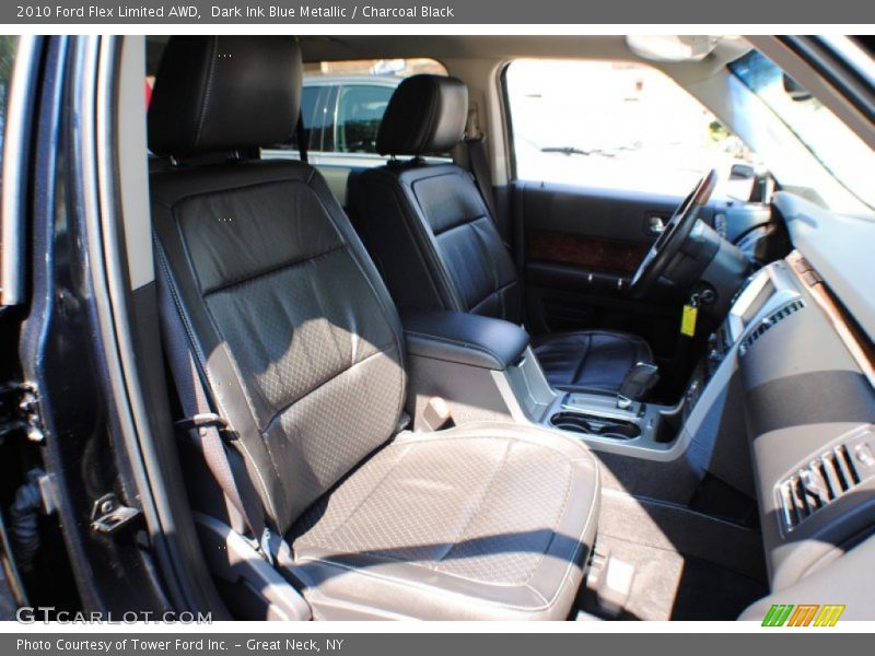Dark Ink Blue Metallic / Charcoal Black 2010 Ford Flex Limited AWD