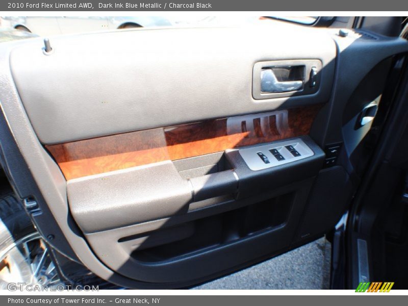 Dark Ink Blue Metallic / Charcoal Black 2010 Ford Flex Limited AWD