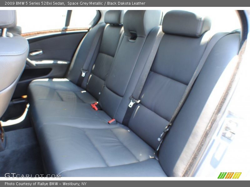 Space Grey Metallic / Black Dakota Leather 2009 BMW 5 Series 528xi Sedan