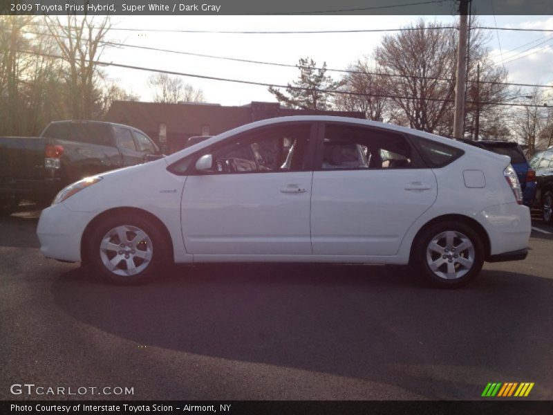 Super White / Dark Gray 2009 Toyota Prius Hybrid