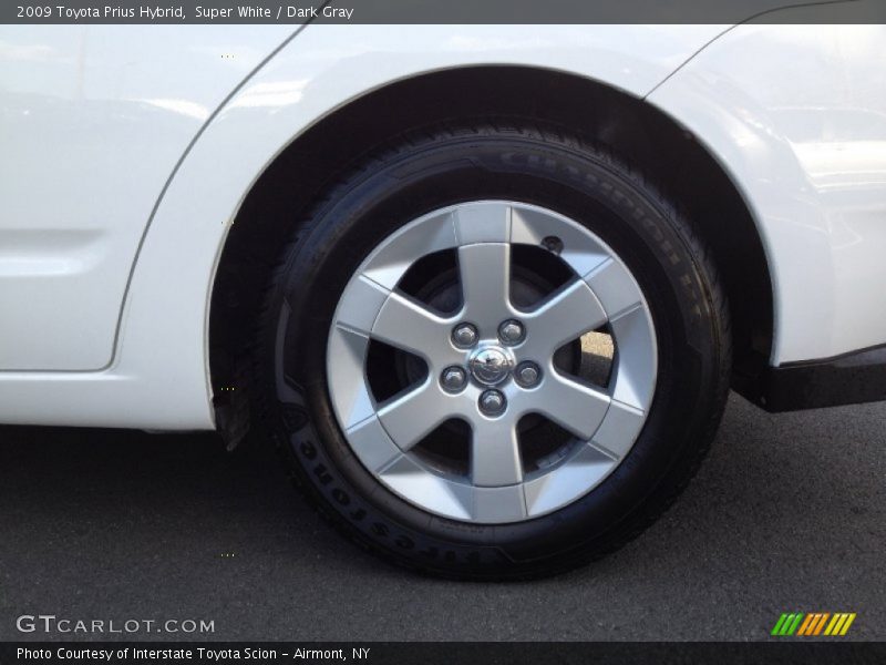 Super White / Dark Gray 2009 Toyota Prius Hybrid