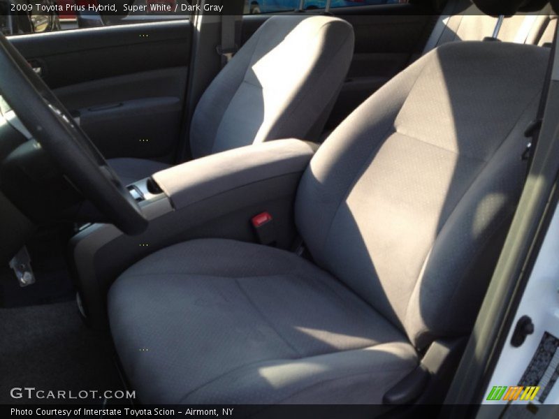 Super White / Dark Gray 2009 Toyota Prius Hybrid