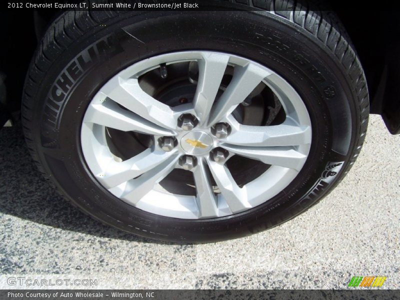 Summit White / Brownstone/Jet Black 2012 Chevrolet Equinox LT