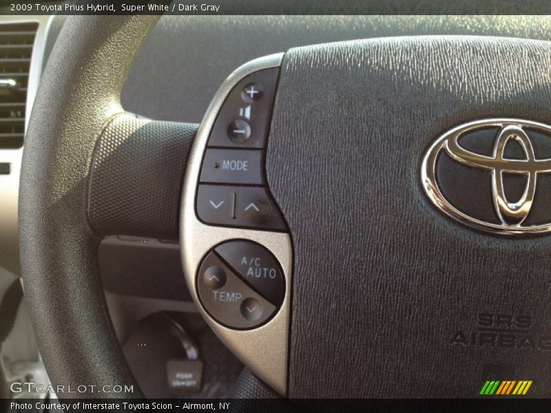 Super White / Dark Gray 2009 Toyota Prius Hybrid