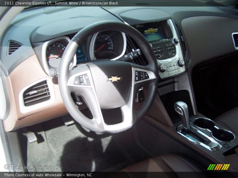 Summit White / Brownstone/Jet Black 2012 Chevrolet Equinox LT