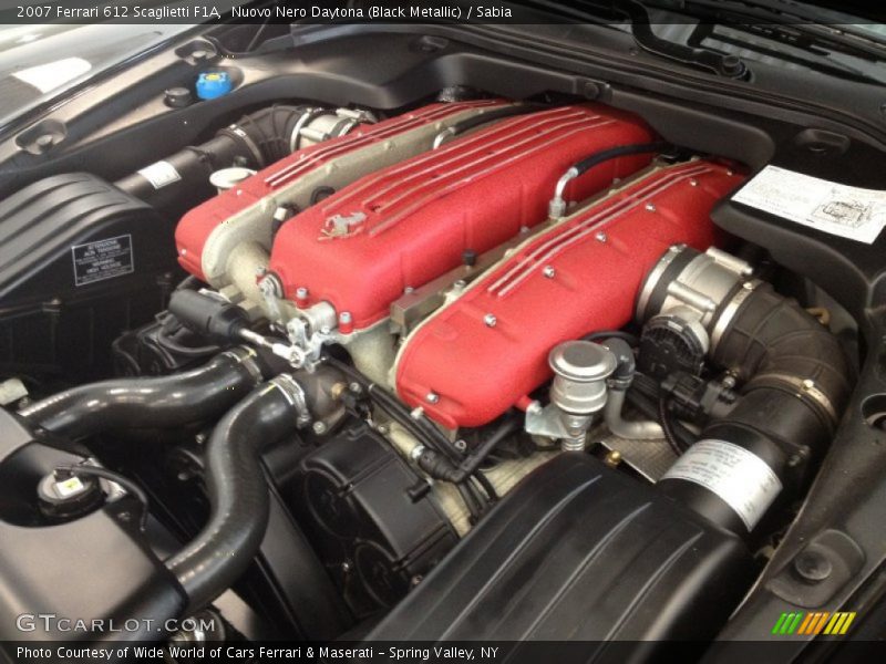  2007 612 Scaglietti F1A Engine - 5.7 Liter DOHC 48-Valve V12