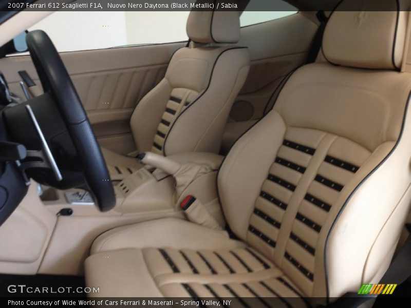 Front Seat of 2007 612 Scaglietti F1A