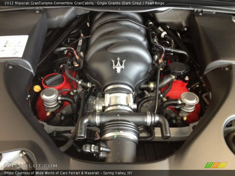  2012 GranTurismo Convertible GranCabrio Engine - 4.7 Liter DOHC 32-Valve VVT V8