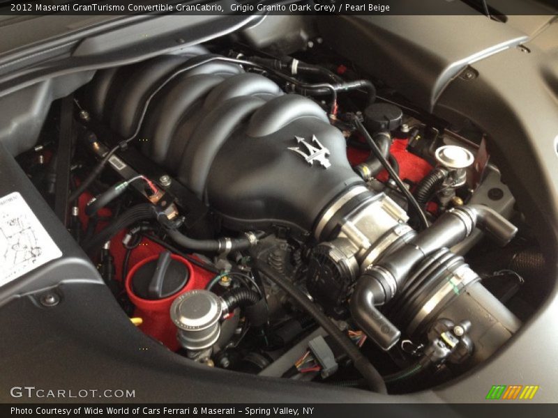  2012 GranTurismo Convertible GranCabrio Engine - 4.7 Liter DOHC 32-Valve VVT V8