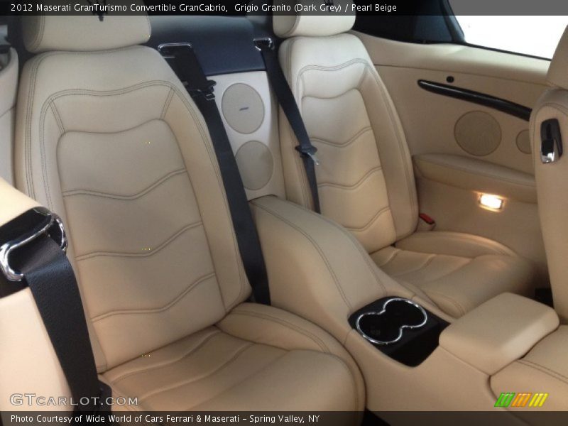 Grigio Granito (Dark Grey) / Pearl Beige 2012 Maserati GranTurismo Convertible GranCabrio