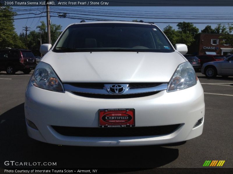 Arctic Frost Pearl / Stone Gray 2006 Toyota Sienna XLE AWD