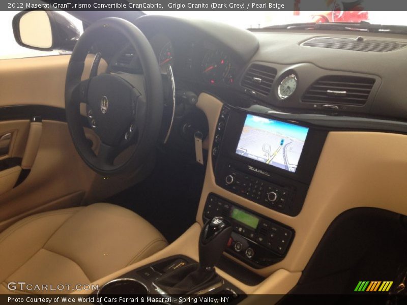 Grigio Granito (Dark Grey) / Pearl Beige 2012 Maserati GranTurismo Convertible GranCabrio
