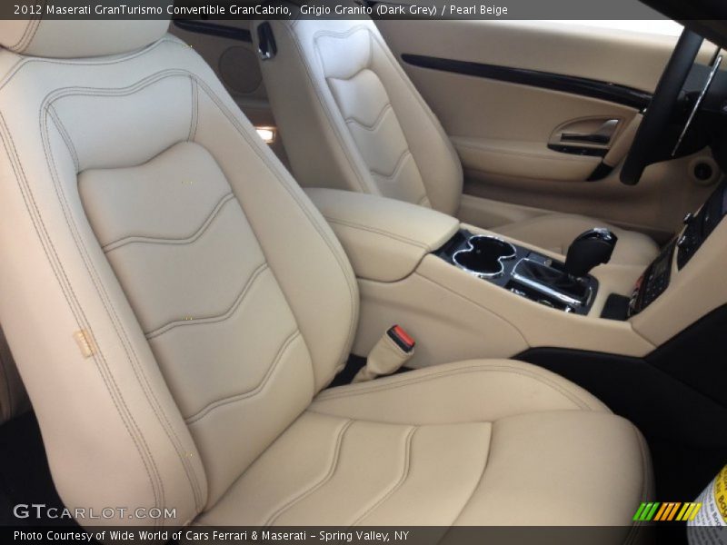 Grigio Granito (Dark Grey) / Pearl Beige 2012 Maserati GranTurismo Convertible GranCabrio