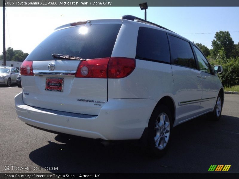 Arctic Frost Pearl / Stone Gray 2006 Toyota Sienna XLE AWD