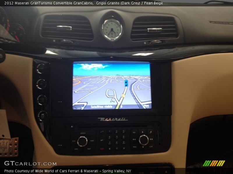 Navigation of 2012 GranTurismo Convertible GranCabrio