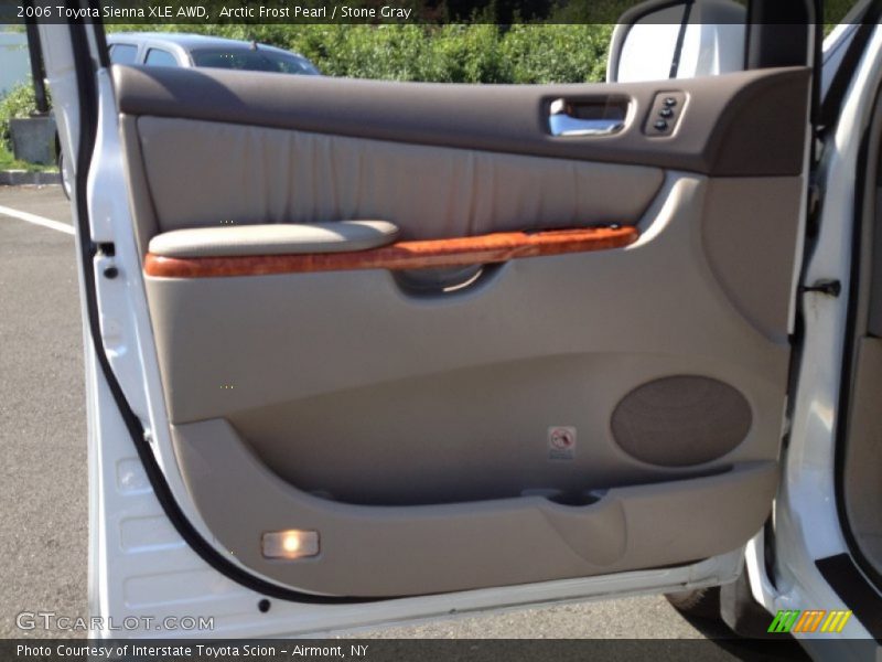 Arctic Frost Pearl / Stone Gray 2006 Toyota Sienna XLE AWD