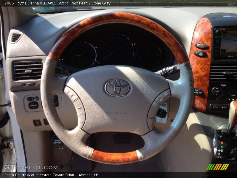 Arctic Frost Pearl / Stone Gray 2006 Toyota Sienna XLE AWD