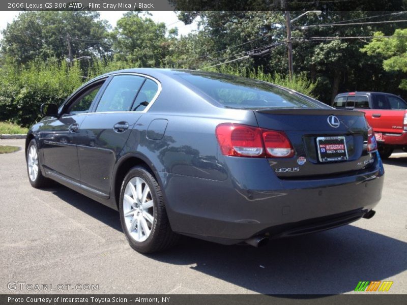 Flint Gray Mica / Black 2006 Lexus GS 300 AWD