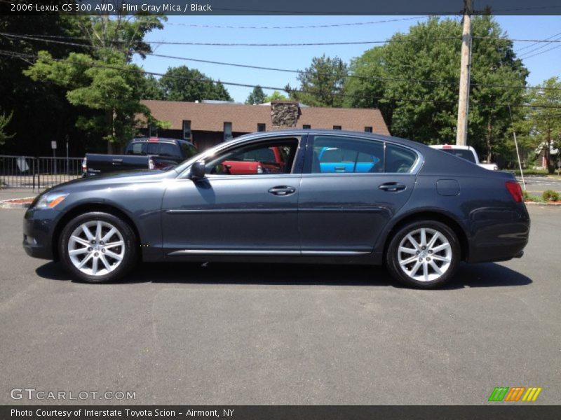 Flint Gray Mica / Black 2006 Lexus GS 300 AWD