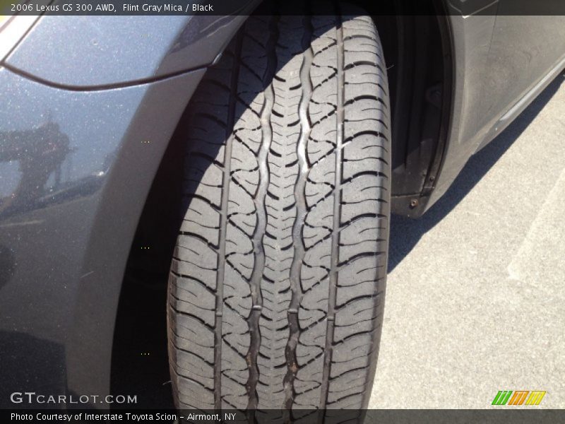 Flint Gray Mica / Black 2006 Lexus GS 300 AWD