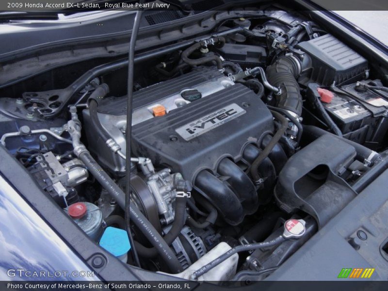  2009 Accord EX-L Sedan Engine - 2.4 Liter DOHC 16-Valve i-VTEC 4 Cylinder