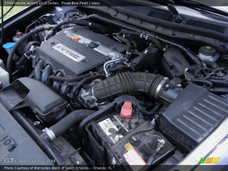  2009 Accord EX-L Sedan Engine - 2.4 Liter DOHC 16-Valve i-VTEC 4 Cylinder