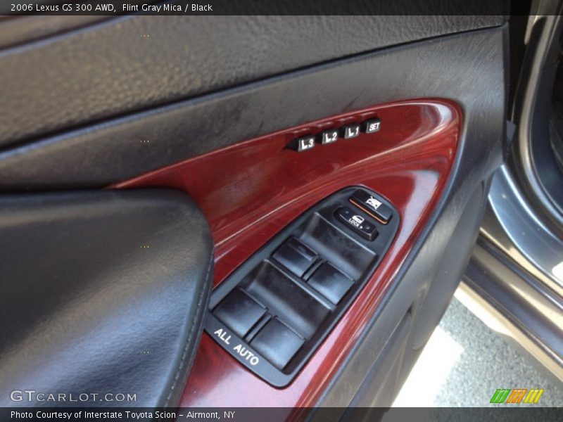 Flint Gray Mica / Black 2006 Lexus GS 300 AWD