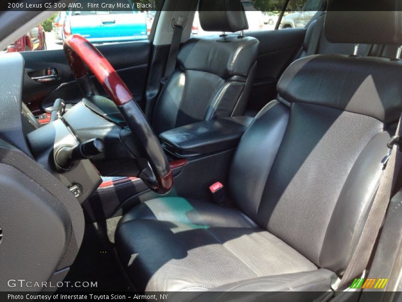 Flint Gray Mica / Black 2006 Lexus GS 300 AWD