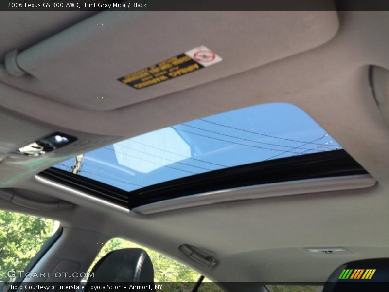Flint Gray Mica / Black 2006 Lexus GS 300 AWD