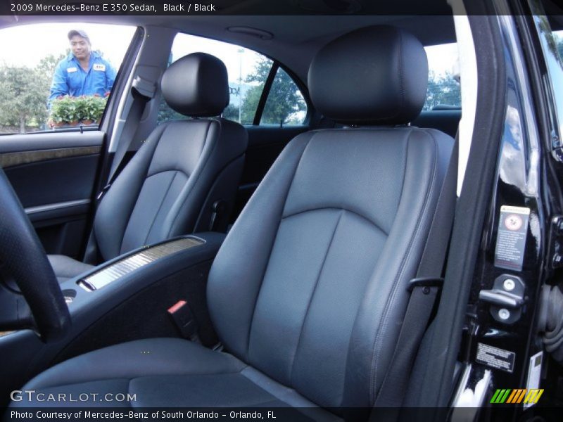 Black / Black 2009 Mercedes-Benz E 350 Sedan