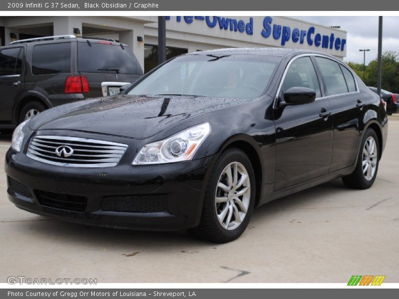 Black Obsidian / Graphite 2009 Infiniti G 37 Sedan
