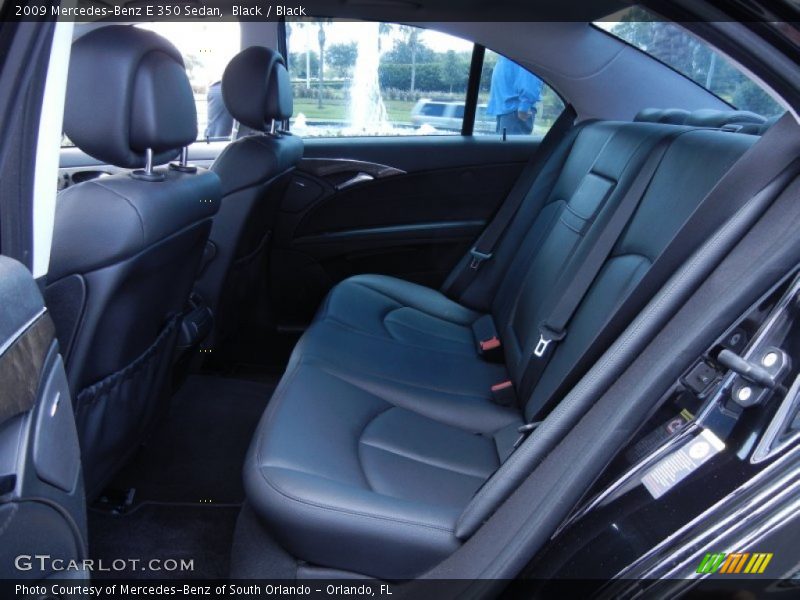 Black / Black 2009 Mercedes-Benz E 350 Sedan
