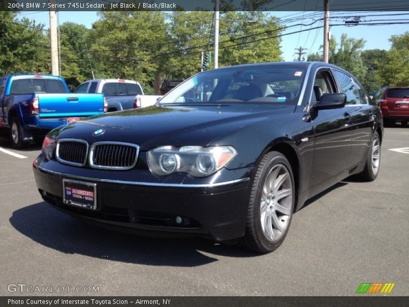 Jet Black / Black/Black 2004 BMW 7 Series 745Li Sedan