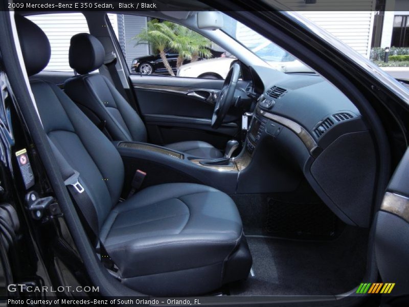 Black / Black 2009 Mercedes-Benz E 350 Sedan