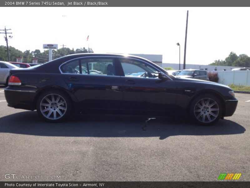 Jet Black / Black/Black 2004 BMW 7 Series 745Li Sedan