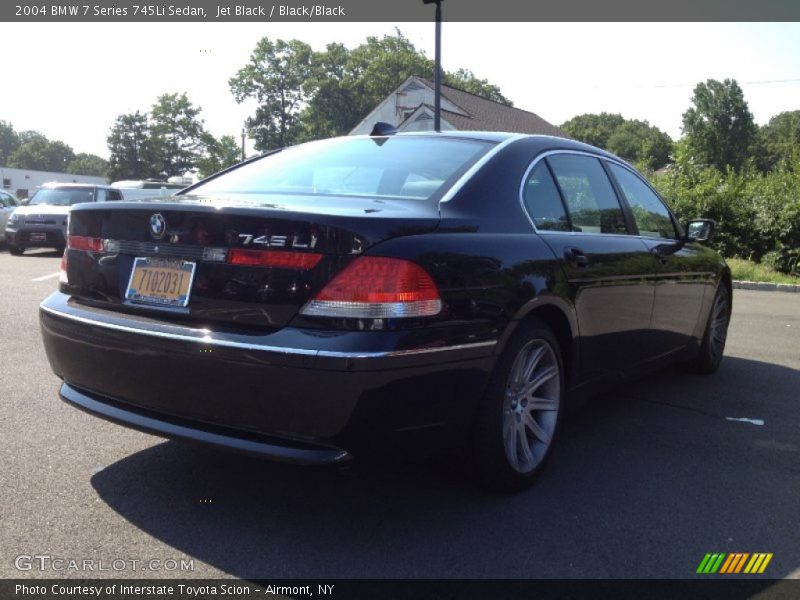 Jet Black / Black/Black 2004 BMW 7 Series 745Li Sedan