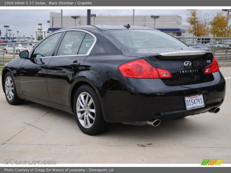 Black Obsidian / Graphite 2009 Infiniti G 37 Sedan